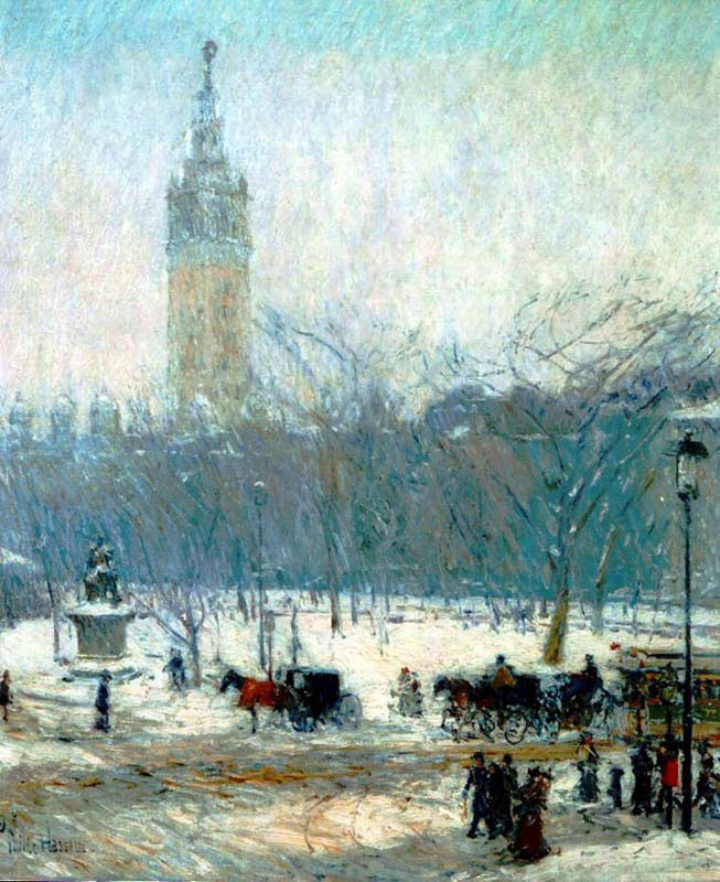 Snowstorm Madison Square